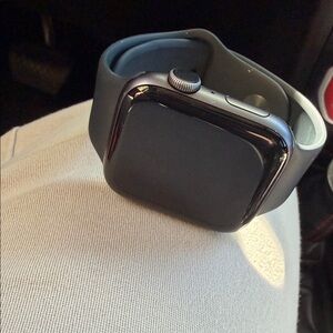 Apple Watch in Space Gray with Black Sport Band